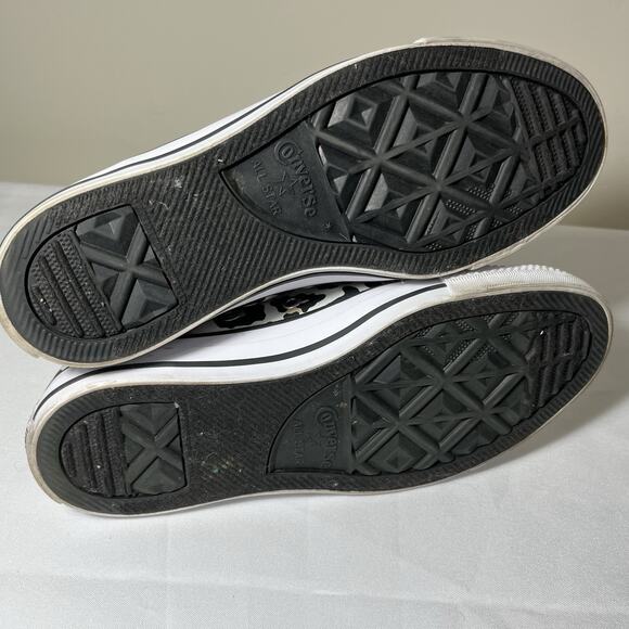 Converse Chuck Taylor All Star High Leopard Sneakers Pocket 167086C W6 Rare - Picture 8 of 12